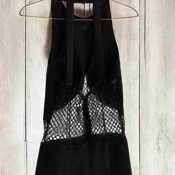 Sean Collection Black Full-Length Formal Dress - Size Medium (C6) - Picture 5 of 11